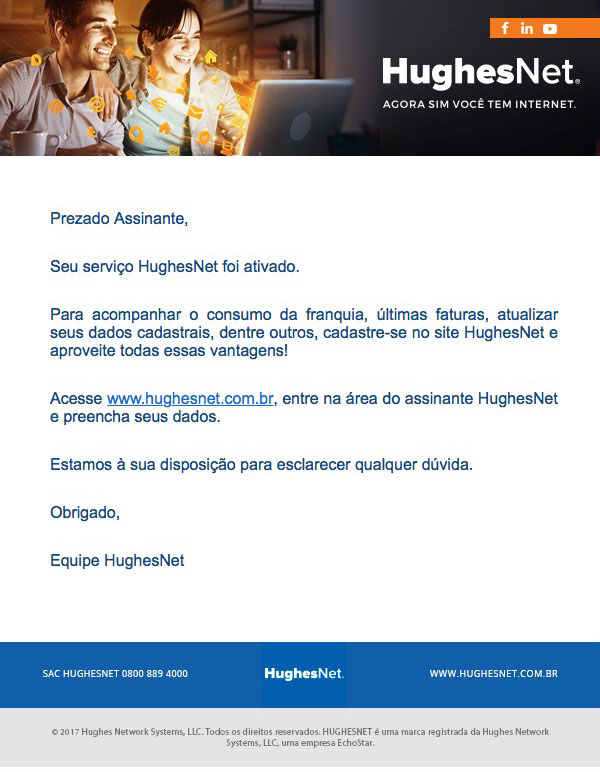 Email de boas vindas